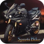 sports bike wallpaper android application logo